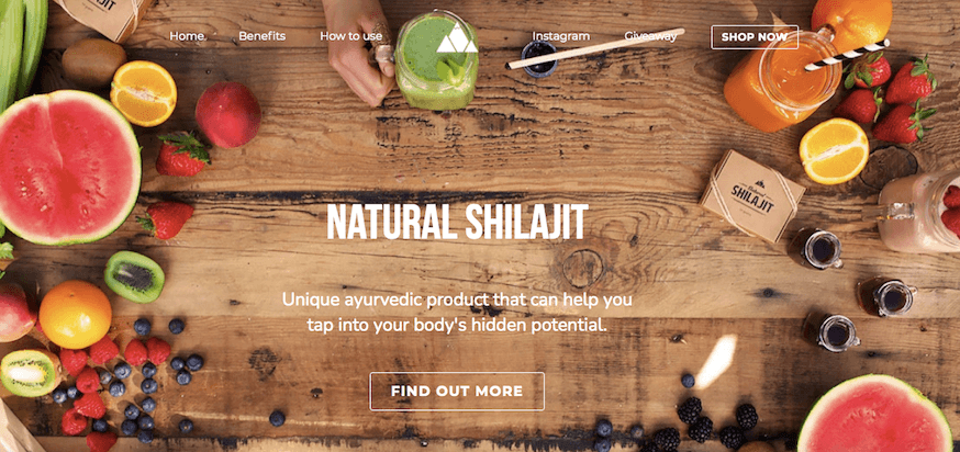 Screenshot of Strikingly user's online store Screenshot of Strikingly user's online store